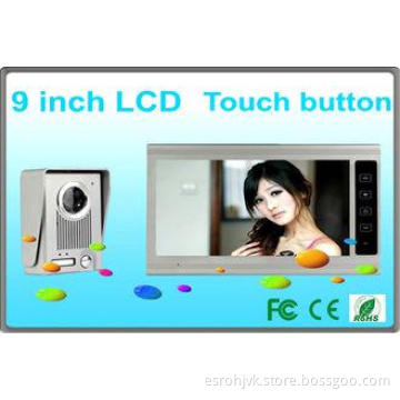 Wall mounted / Desktop TFT LCD color monitor intercom syste
